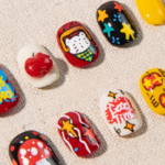Hand-Painted Cartoon Press On Nails