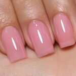 Jelly Gel Nail Polish, Pink Sheer Jelly Gel Polish Spring Summer Translucent Art Manicure Salon DIY Design 10ML