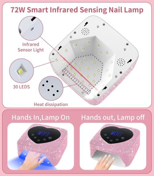 Rechargeable UV Nail Lamp & Professional Portable Nail Drill