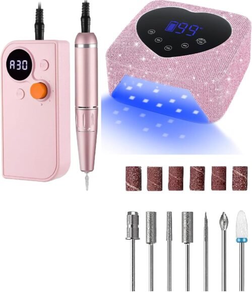 Rechargeable UV Nail Lamp & Professional Portable Nail Drill