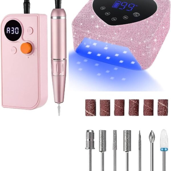 Rechargeable UV Nail Lamp & Professional Portable Nail Drill